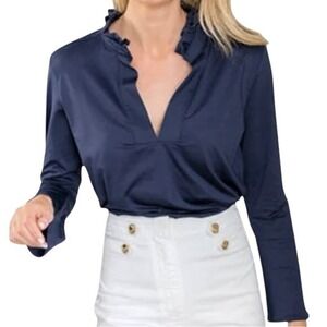 Dudley Stephens The Pheasant Lane Tunic, Navy Blue, Size Medium